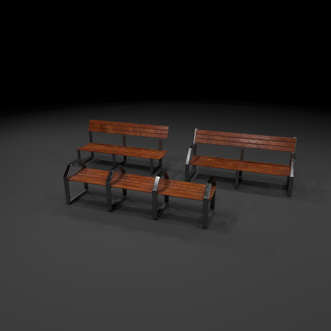 Outdoor Bench 3D Model 3D Model - TurboSquid 2348389