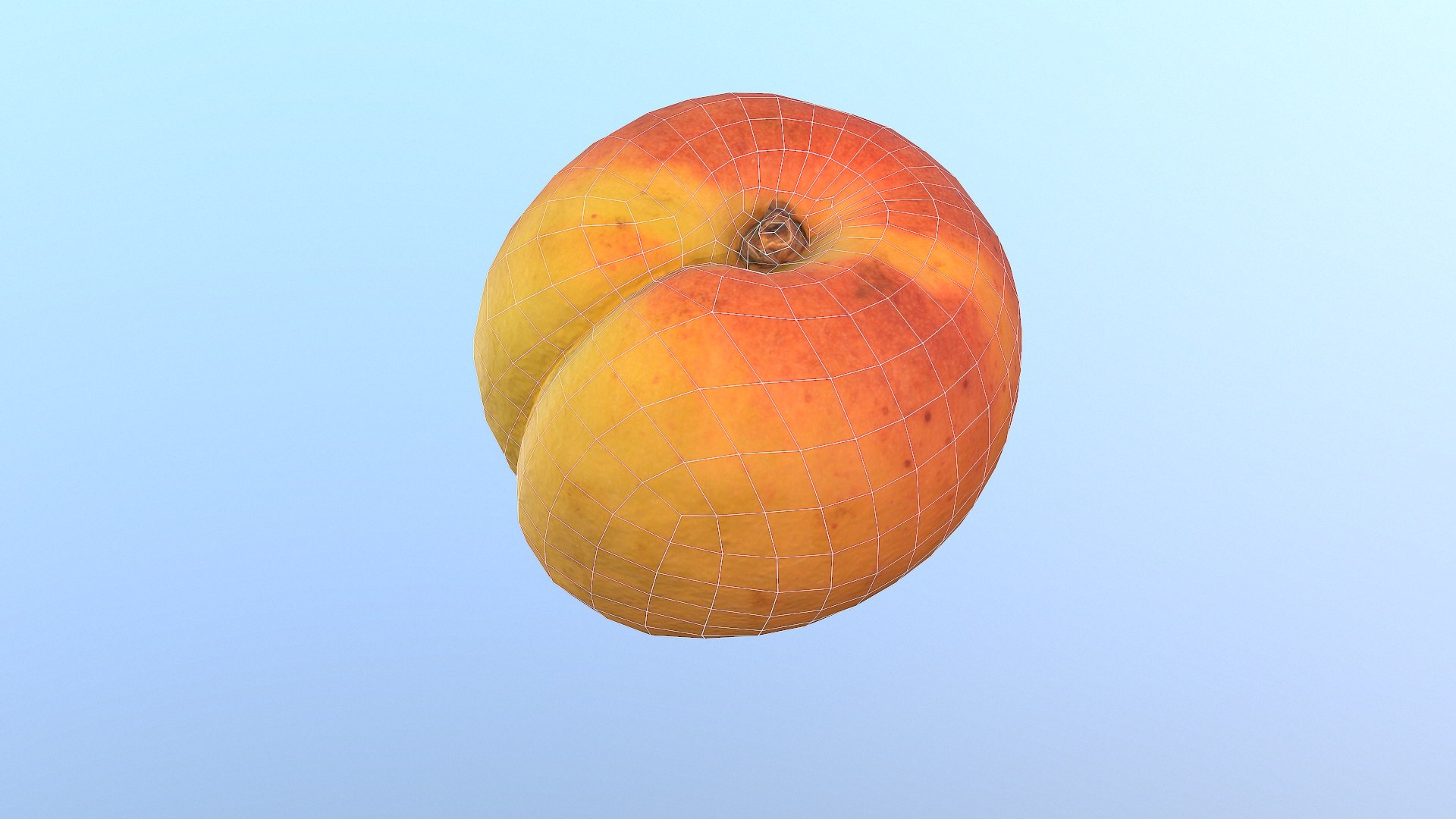 3D model 07 apricot fruit modeled - TurboSquid 1661330