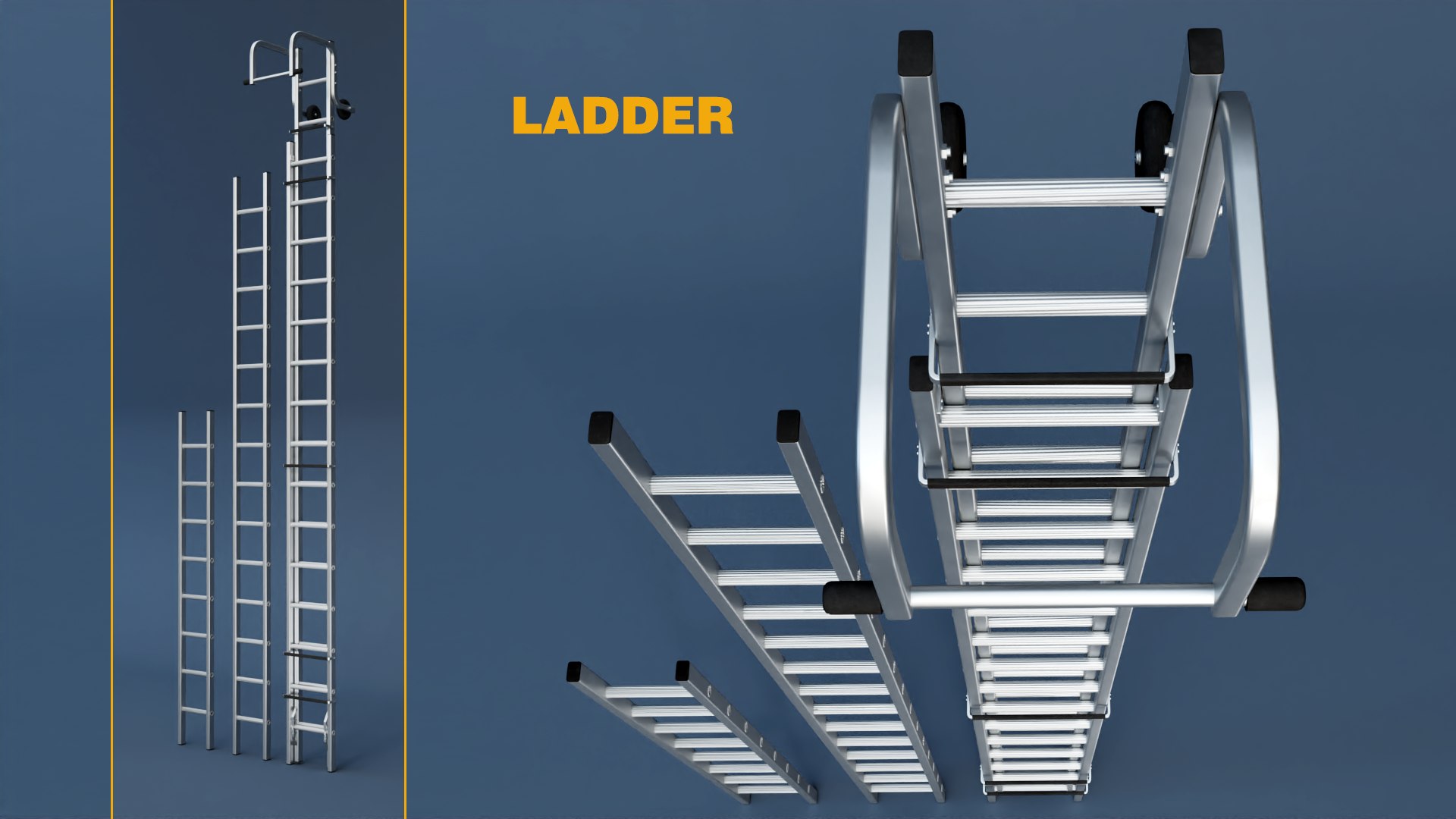Ladder 3D https://p.turbosquid.com/ts-thumb/f1/QCgZ0Y/Fw/ladder_01/png/1759276741/1920x1080/fit_q87/ecfefeda08b9911d735928076be488beb2f4d85e/ladder_01.jpg