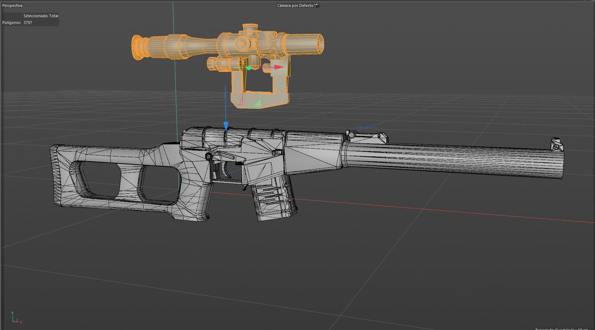VSS Vintorez Rifle Low-poly 3D Model - TurboSquid 2118825