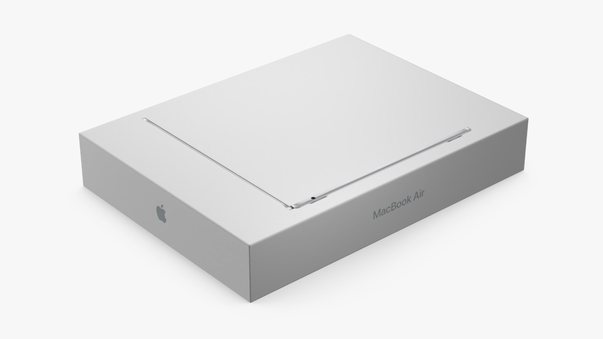 Apple MacBook Air Packaging Box 3D model preview