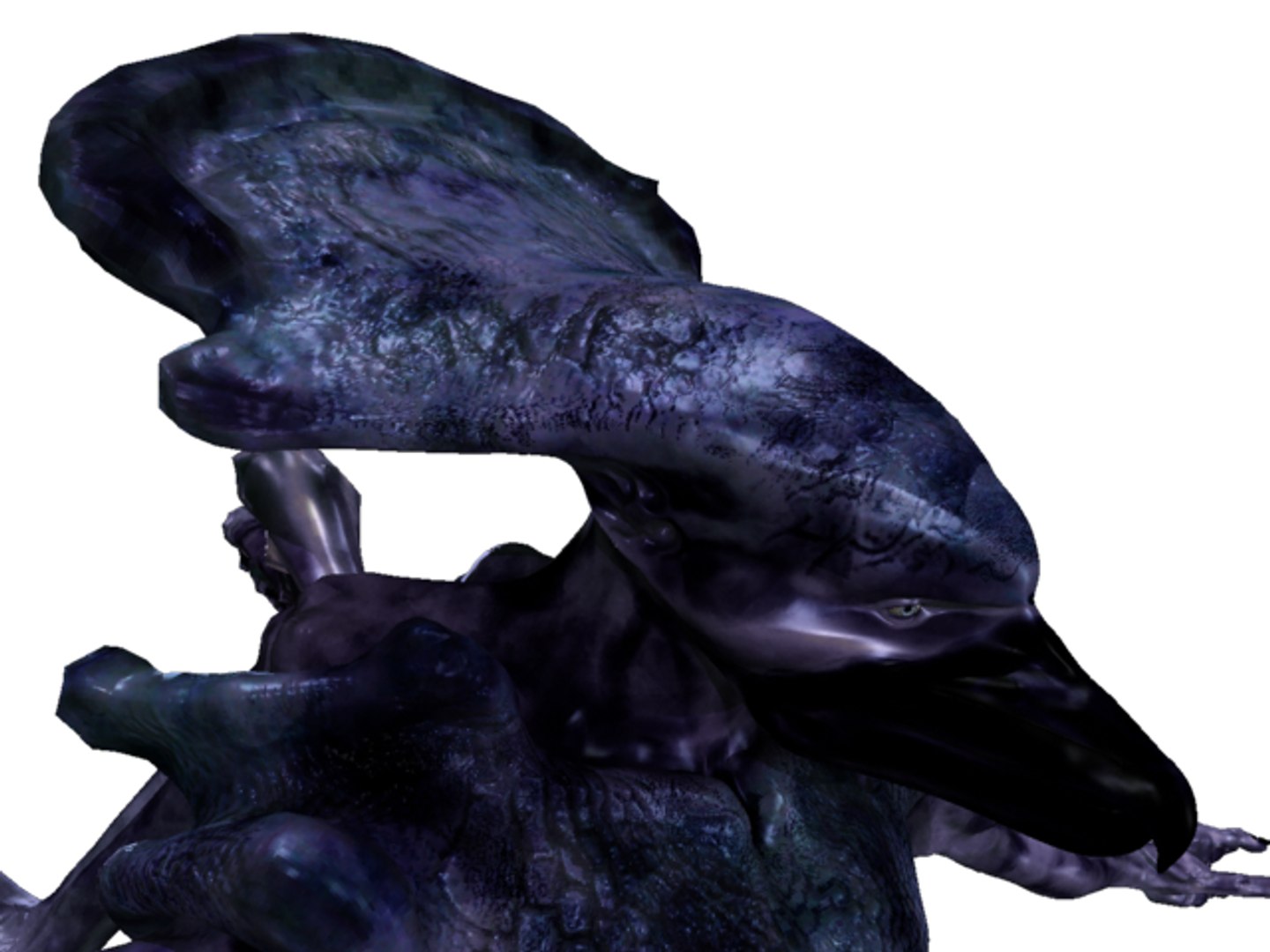 3d Bird Alien