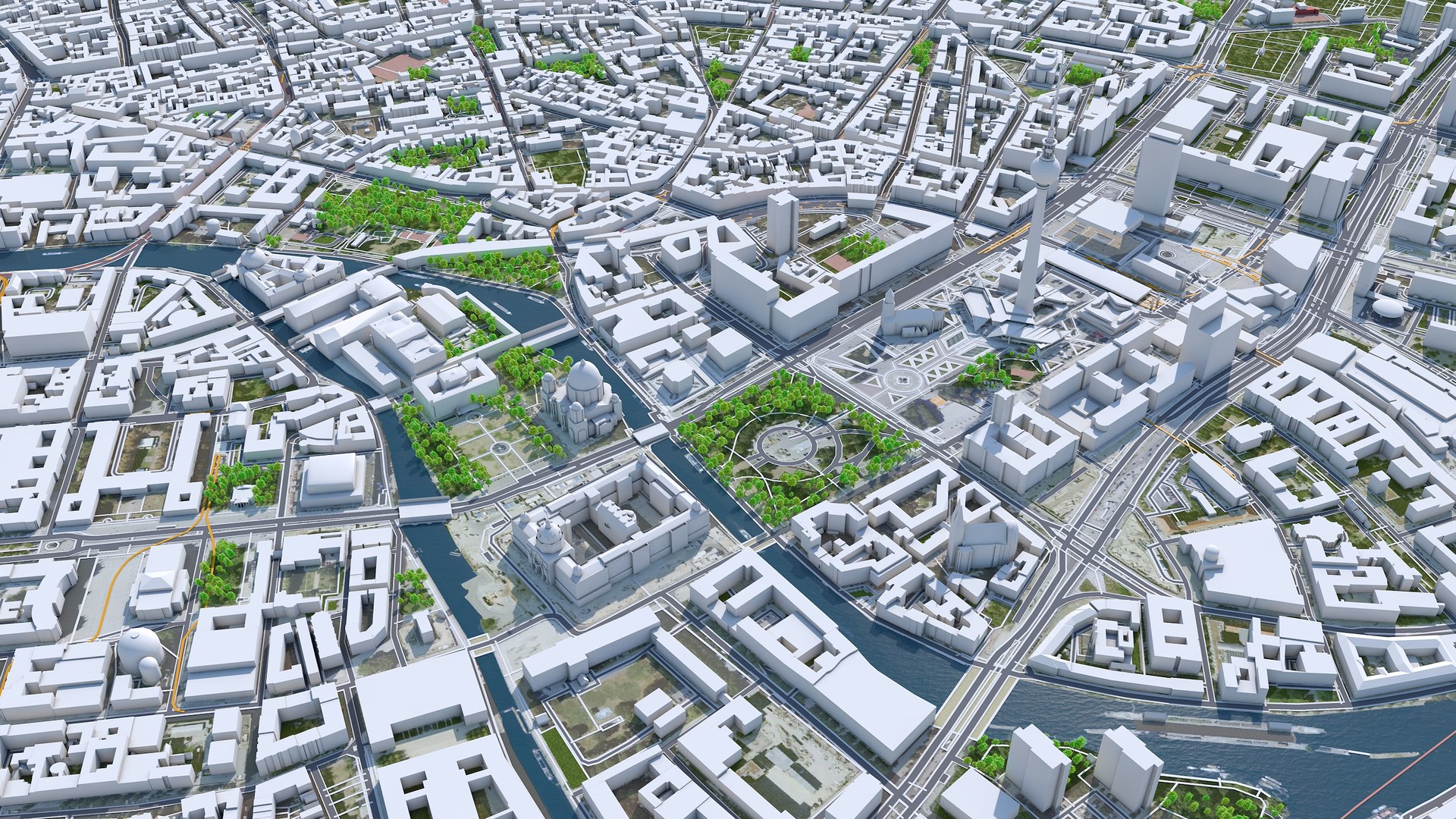 Berlin Downtown Germany 3D Model - TurboSquid 1988429