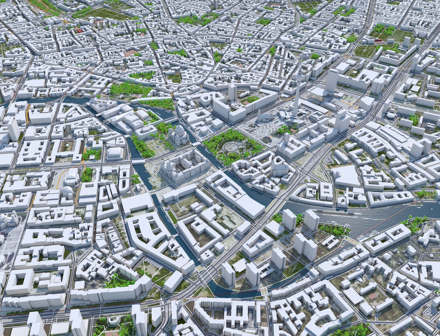 Berlin Downtown Germany 3D Model - TurboSquid 1988429