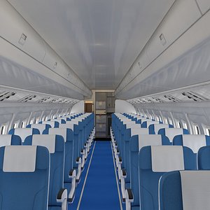 airplane cabin model