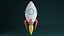 LOW POLY ROCKET