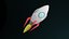 LOW POLY ROCKET