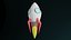LOW POLY ROCKET