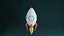 LOW POLY ROCKET