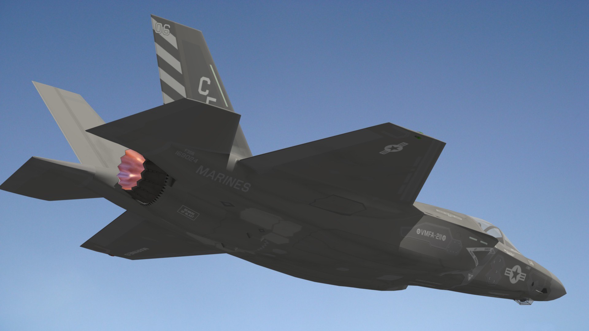 F35B lightning II R model https://p.turbosquid.com/ts-thumb/f1/dI3gMw/94/f35brpr11/jpg/1683291834/1920x1080/fit_q87/bb87161060d5ab91fde9d038f66366528d8d4cd9/f35brpr11.jpg