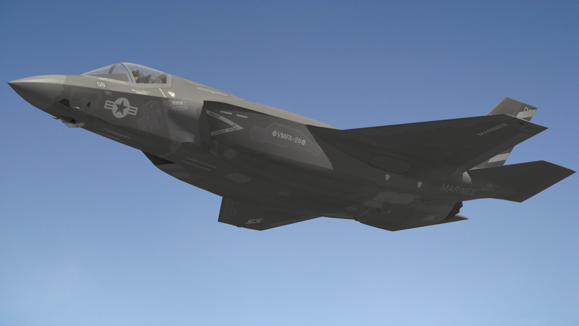 F35B lightning II R model https://p.turbosquid.com/ts-thumb/f1/dI3gMw/jV/f35brpr10/jpg/1683291833/1920x1080/fit_q87/3098201025efe5f45c4dc6452477ae2beb375226/f35brpr10.jpg