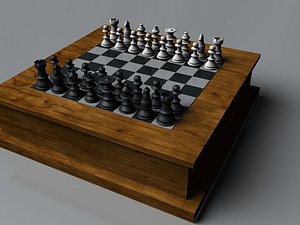 Rook Wooden Chess Pieces 3D - TurboSquid 2093554