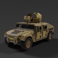 Humvee (HMMWV) with interior