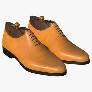 Realistic Leather Shoes For Men 3D model