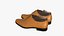 zapatos de cuero realistas para hombres