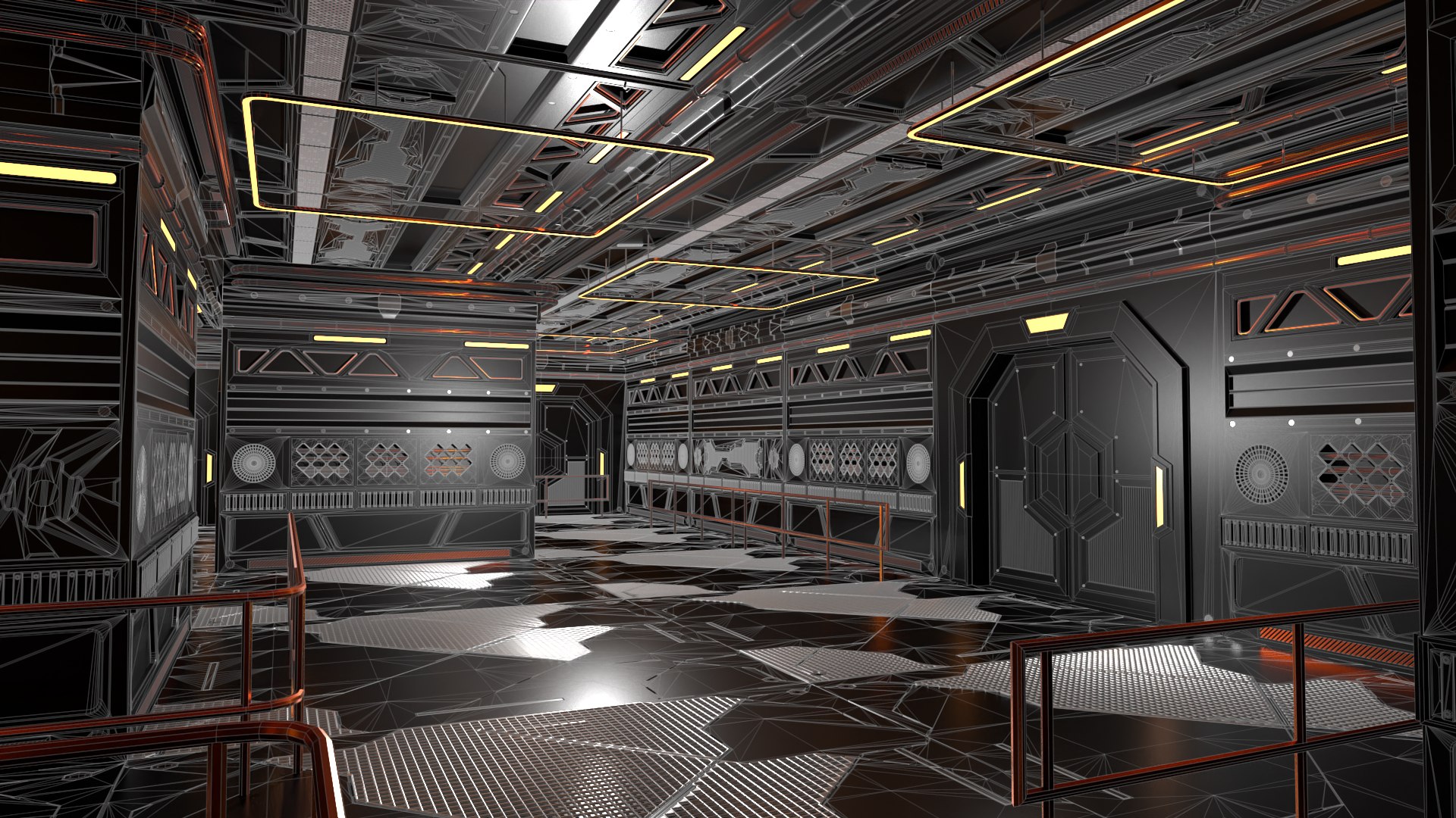 3D Model Sci Fi Interior 602 - TurboSquid 1715738