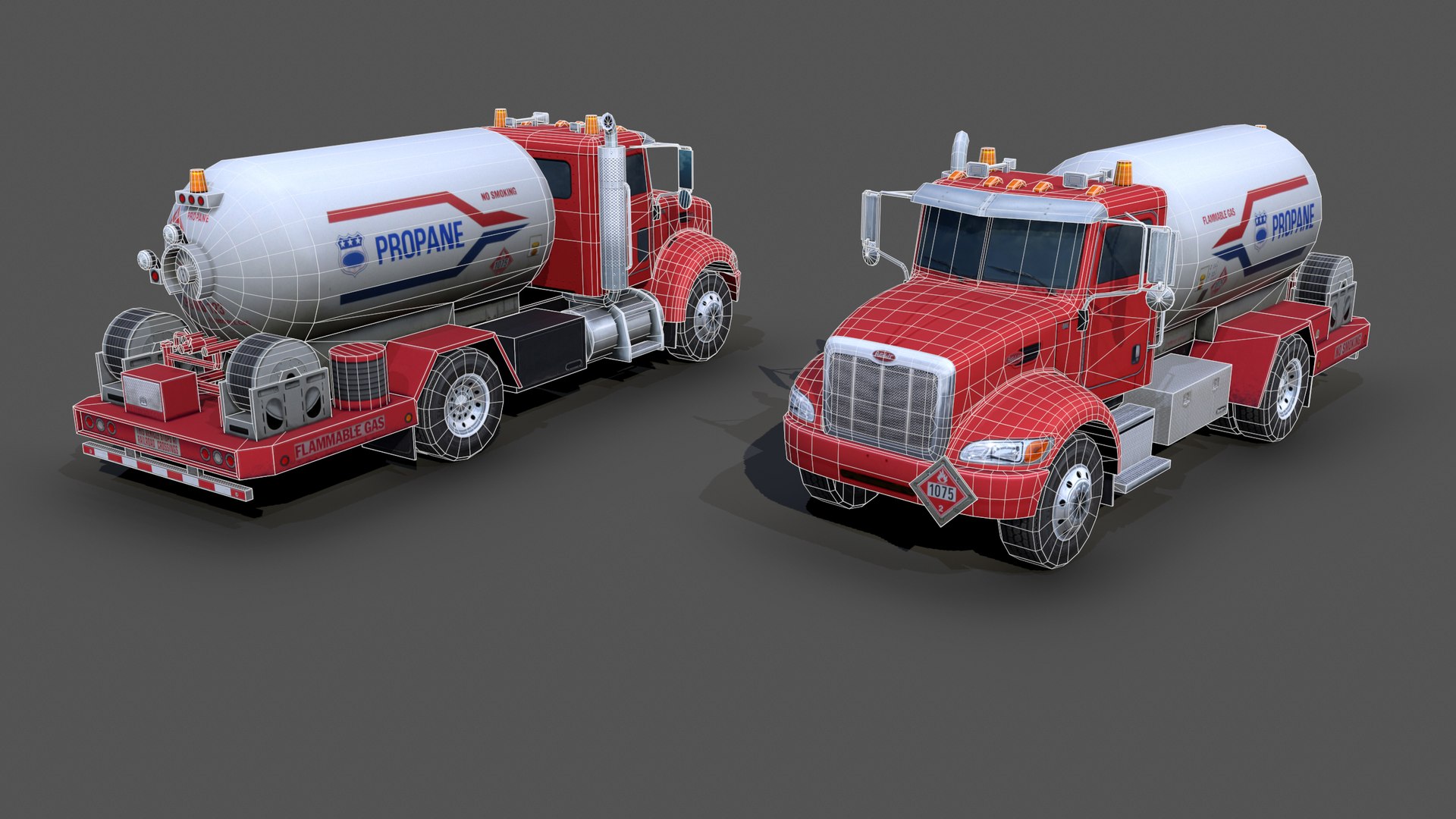 3D Peterbilt 335 2006 Propane S01 Model - TurboSquid 2061937