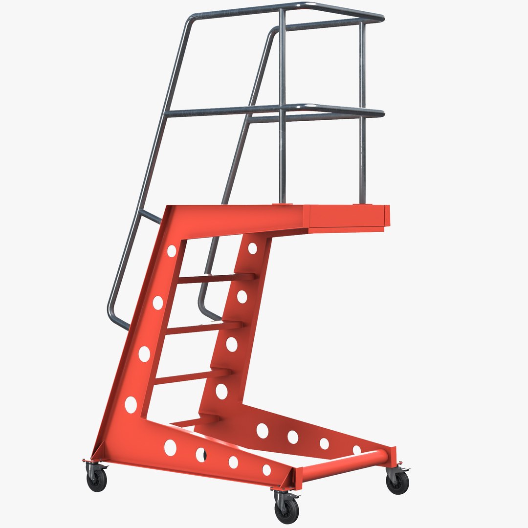 Rolling Ladder 3D TurboSquid 1965365