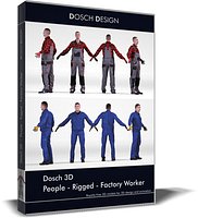 Dosch - People - Rigged - Factory Worker