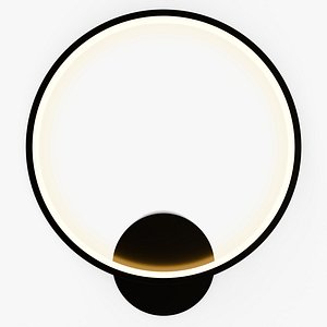 Modern Ring Wall Lights - Black