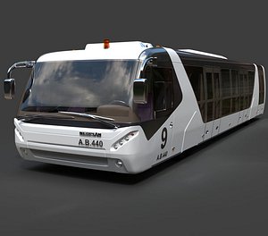 Neoplan Airliner Commercial GSE Bus - Hyper-Detailed 3D Asset