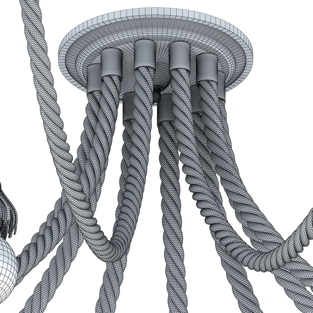 Max Chandelier Loft Rope