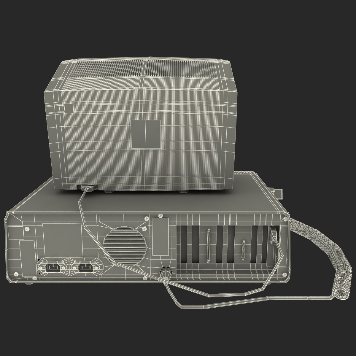 ibm pc xt 3d model
