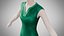 Sukienka 44 Emerald Velvet Green
