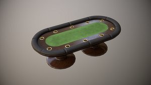 poker table pbr 3D
