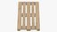 3ds wooden euro pallet skid