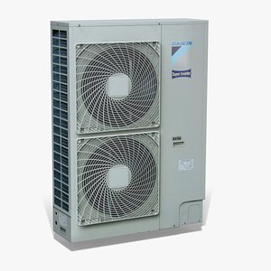 twin extractor fan unit 3d model