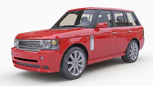 3D model 2008 Land Rover Range Rover Supercharged