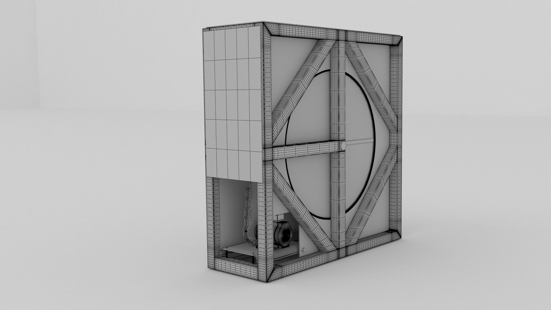Desiccant Wheel HVAC Unit 3D TurboSquid 2069405