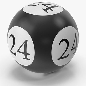 3D Bingo Ball 24