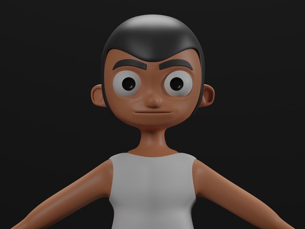 Personagens masculinos de desenhos animados Modelo 3D - TurboSquid 1740450