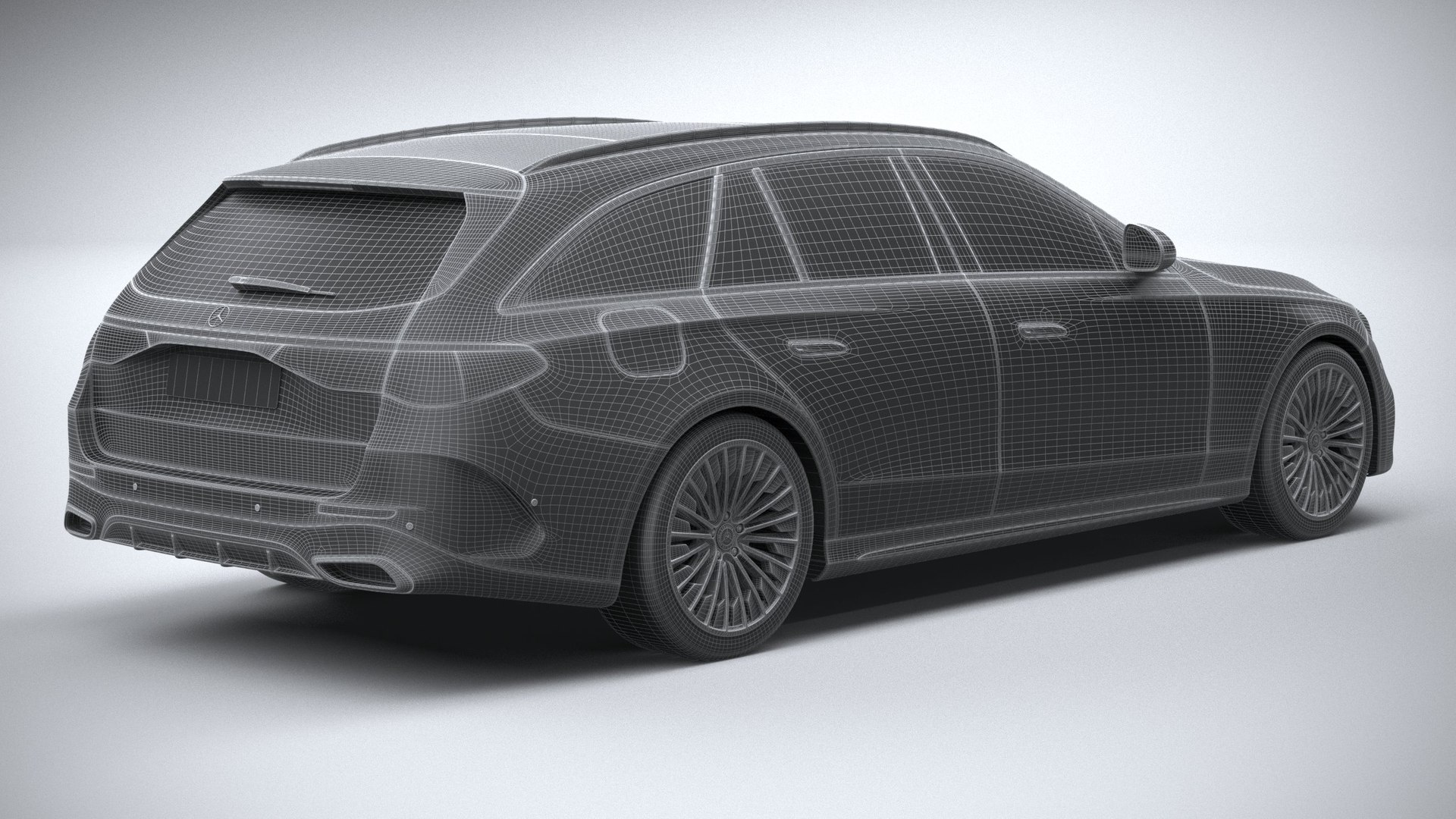 Mercedes-Benz E-class Estate AMG Line 2024 3D model - TurboSquid 2089724