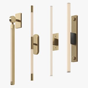 1st Dibs wall lamps set 3D model