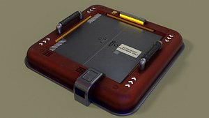 3D Sci-Fi Floor Access Door