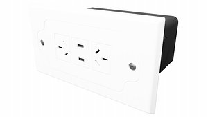 3D Threephase electrical socket