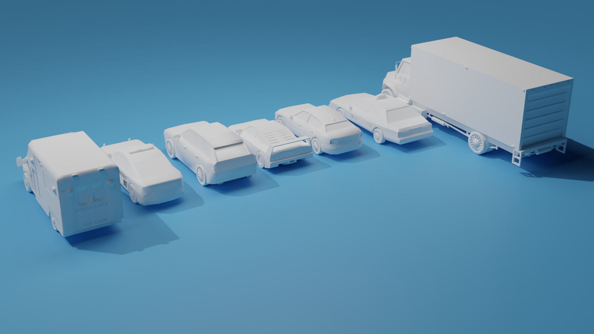 3D Rigged Low Poly Car Collection - TurboSquid 1770253