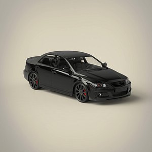 3D sedan car materials