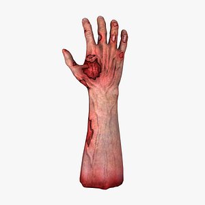 zombie hand 3d max