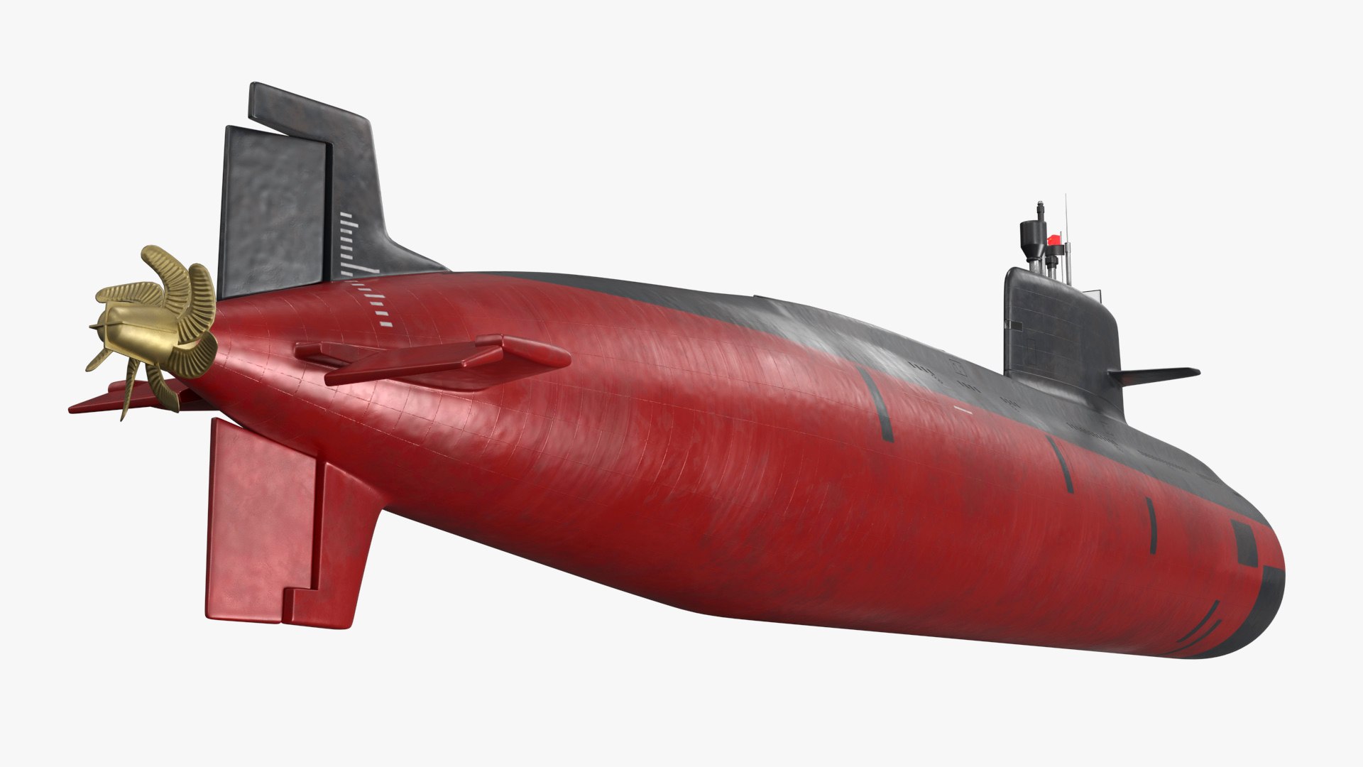 3D Yuan-Class Military Submarine Type 039A Rigged For Cinema 4D ...