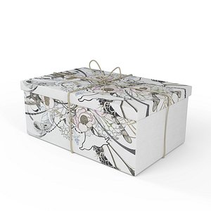 3D present - gift box model