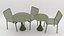 Olive Palissade Chair Cone Table SetCoffee Table