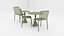 Olive Palissade Chair Cone Table SetCoffee Table