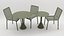 Olive Palissade Chair Cone Table SetCoffee Table