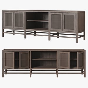 Crate and Barrel Blake 85 TV console 3D model