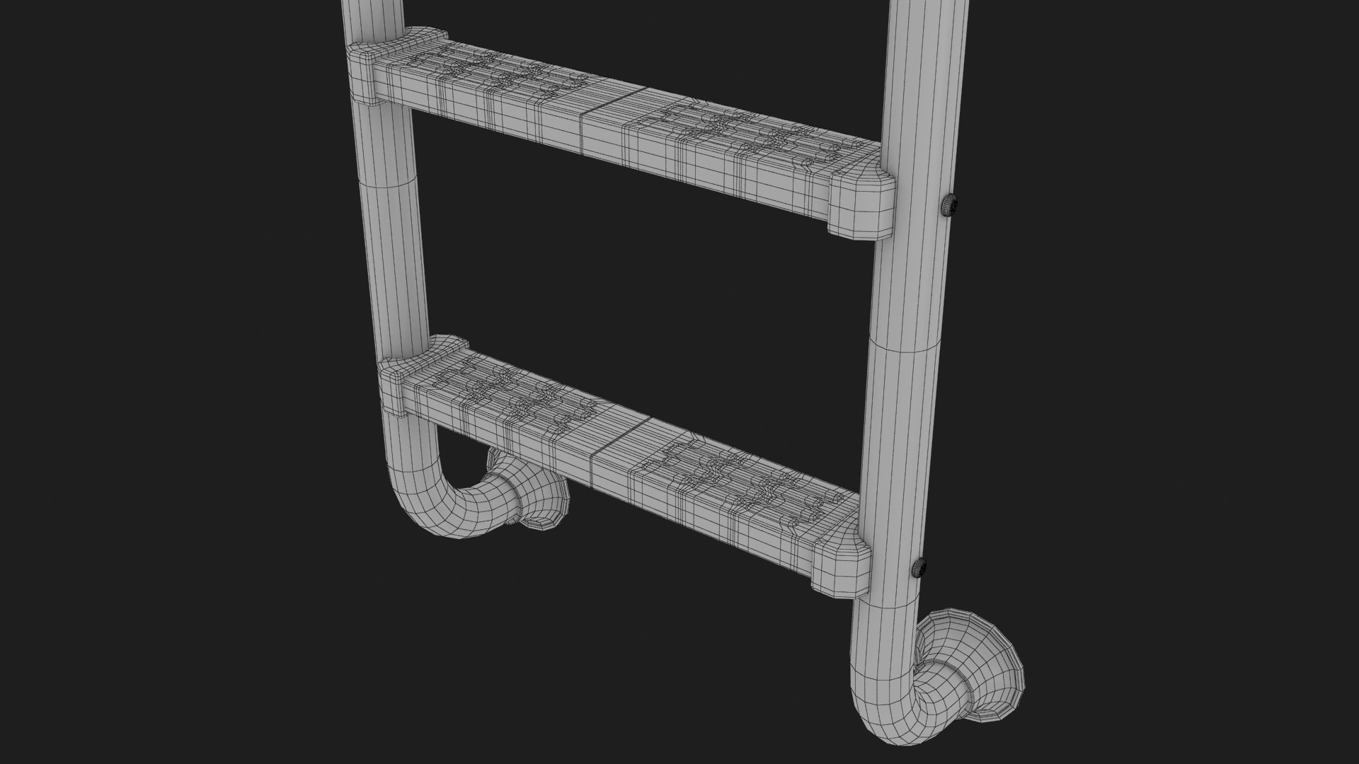 3D Pool Ladder 02 - TurboSquid 2105394