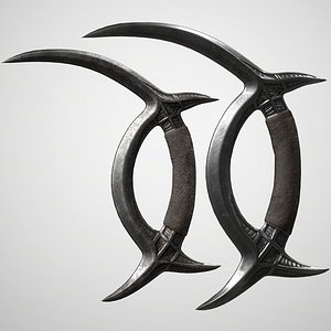 3D chinese blade model